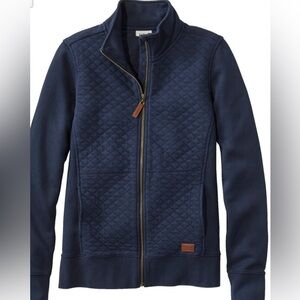 L.L. Bean Navy Blue Quilted Jacket
